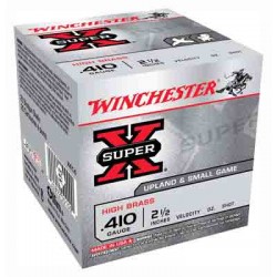 WINCHESTER SUPER-X 410 2.5" 1/2OZ #7.5 25RD WINCHESTER SUPER-X 410 2.5" 1/2OZ #7.5 25RD
