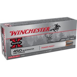 WINCHESTER AMMO SUPER-X .450 BUSHMASTER 260GR. P-POINT 20PK
