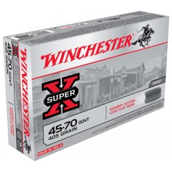 WINCHESTER AMMO SUPER-X .45-70 GOVT. 405GR. LEAD-FN COWBOY 20-PACK