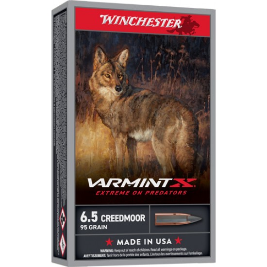 WINCHESTER VARMINT-XP 6.5CM 95GR EXTREME PT 20RD 10BX/CS