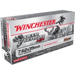 WINCHESTER AMMO DEER SEASON XP 7.62 X 39 123GR. XP 20-PACK