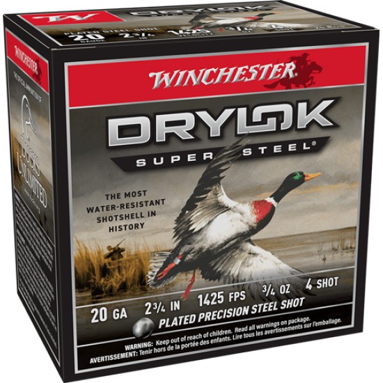 WINCHESTER DRYLOK 20GA #4 2.75