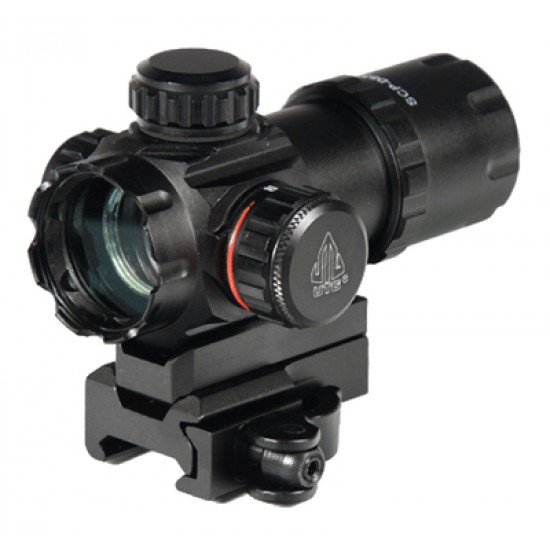 UTG RED DOT 4.0 MOA DOT 30MM WITH INTEGRAL QD MOUNT