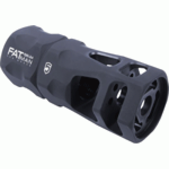 PHASE 5 MUZZLE BRAKE FATMAN.30 CAL 5/8X24 BLACK