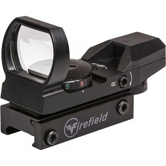 FIREFIELD MULTI RED/GREEN REFLEX SIGHT W/4 RETICLE PTTRN