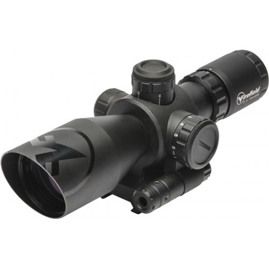 FIREFIELD BARRAGE 2.5-10X40 RIFLESCOPE MIL-DOT W/RED LASER