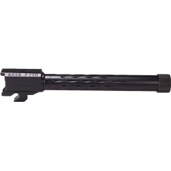 FAXON SIG SAUER P320 FULLSIZE 9MM FLAME FLUTE THREADED BLK