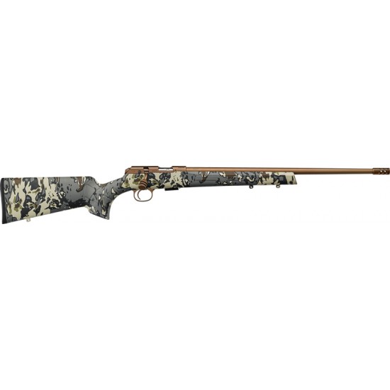 CZ 457 AMERICAN HUNTER 22LR 20 THREADED BBL. BRONZE CAMO STK