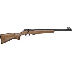 CZ 457 SCOUT 22LR RIFLE BEECH WOOD STOCK BLUED BARREL