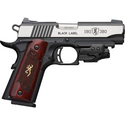 BROWNING 1911-380 BLACK LABEL MEDALLION W/ LASER 4.25