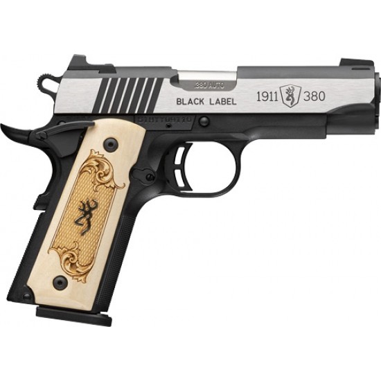 BROWNING 1911-380 BLACK LABEL 380ACP 3.58"FS 10RD MAPLE