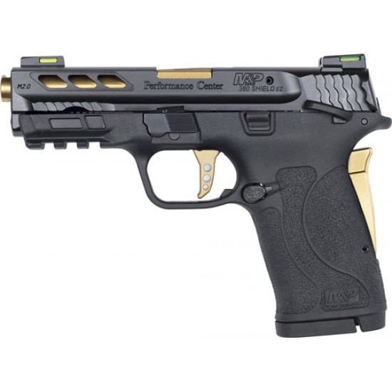 SMITH & WESSON SHIELD M2.0 M&P .380ACP EZ PERFORMANCE GOLD PORTED BARREL