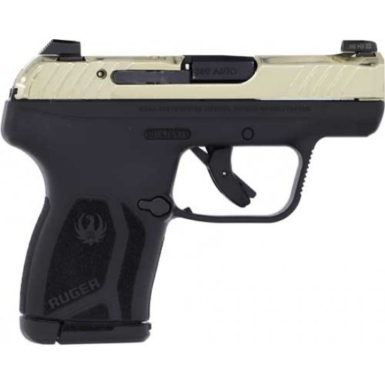RUGER LCP MAX .380ACP FRONT NIGHT SGT CHAMPAGNE PVD SLIDE