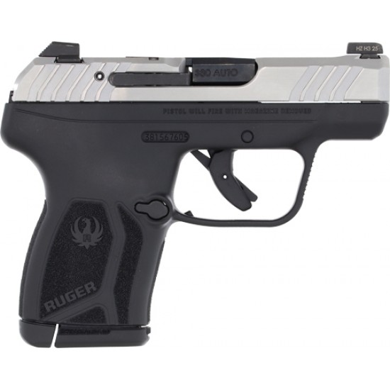 RUGER LCP MAX 380ACP FRONT NGT SGT TWO-TONE MAG DISCONNEC