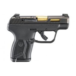 RUGER LCP MAX 380ACP FRONT NGT SIGHT BLACK GOLD BBL 10-SHOT