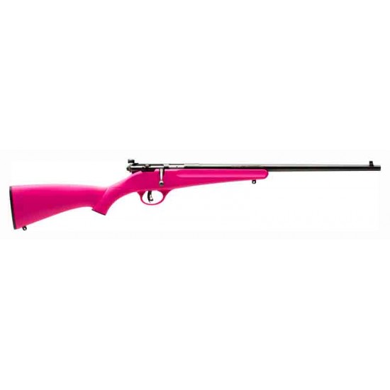 SAVAGE RASCAL YOUTH SINGLE-SHOT .22LR ACCU-TRIGGER BLUED/PINK