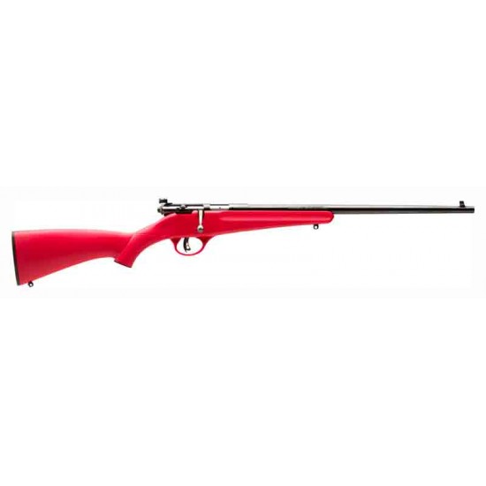 SAVAGE RASCAL YOUTH SINGLE-SHOT .22LR ACCU-TRIGGER BLUED/RED