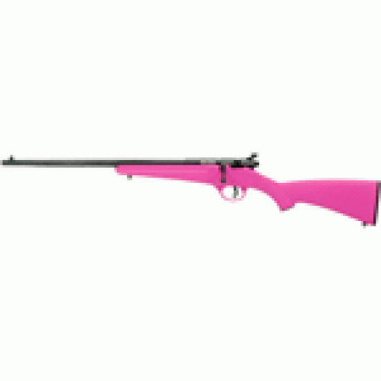 SAVAGE RASCAL YOUTH SINGLESHOT LH .22LR ACU TRG BLUED/PINK