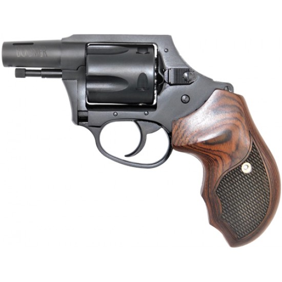 CHARTER ARMS BOOMER .44SPL 2." BLACK W/ ROSE WOOD GRIPS