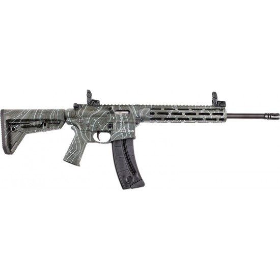 SMITH & WESSON M&P15-22 SPORT 22LR ODG TOPO 25 RD SIGHTS 6-POS STOCK