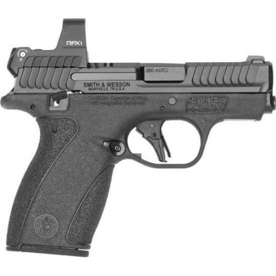 SMITH & WESSON BODYGUARD 2.0 RFX1 SIGHT 380ACP 10/12 RD MAG BLK SAFETY