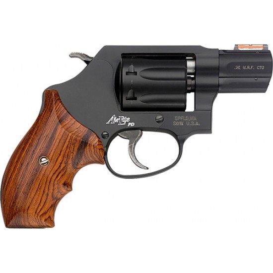 SMITH & WESSON 351PD AIR LITE .22 WMR 1.875FS HI-VIZ BLACK MATTE WOOD