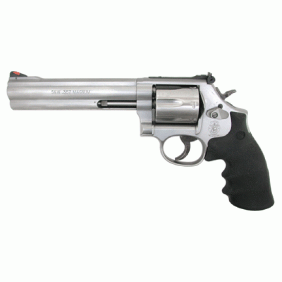 SMITH & WESSON 686PLUS .357 6" AS 7-SHOT STAINLESS STEEL RUBBER