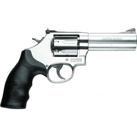 Smith & Wesson 686 .357 4" AS 6-SHOT STAINLESS STEEL RUBBER