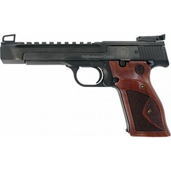 SMITH & WESSON 41-OR 22LR 5.5" HB AS 10SH OPTICS READY BLUE WOOD