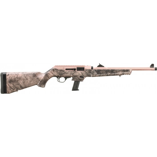 RUGER PC CARBINE ROSE 9MM 17-SHOT THREADED BBL 1/2"-28