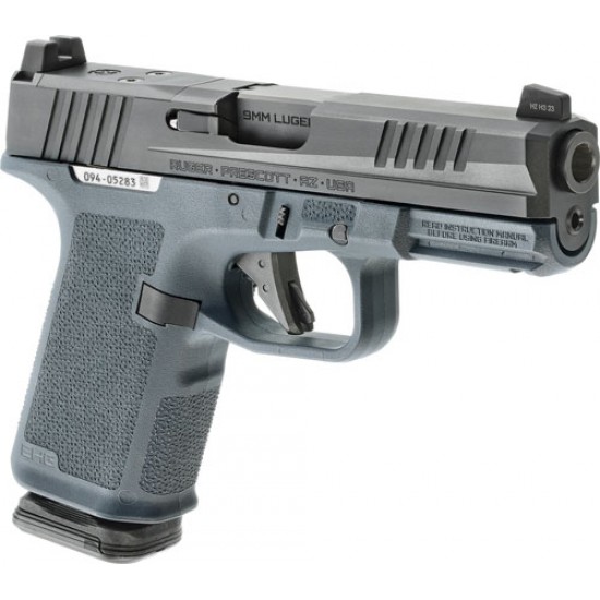 RUGER RXM 9MM LUGER 4" ADJ 15-SHOT STEALTH GREY GRIP