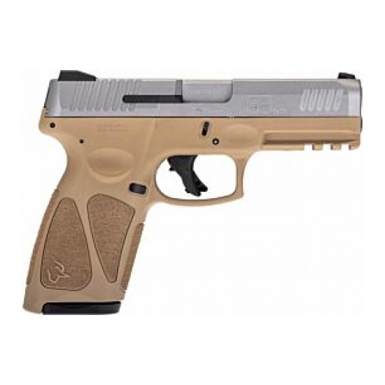 TAURUS G3 9MM 17-SHOT 3-DOT ADJ. TAN/STAINLESS POLYMER