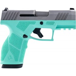 TAURUS GX2 9MM 13-SHOT ADJ. CYAN FRAME STAINLESS SLIDE