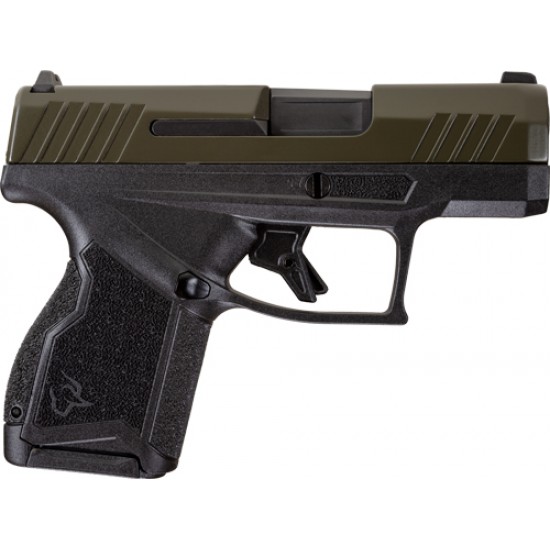 TAURUS GX4 9MM 11-SHOT MATTE BLACK/GREEN POLYMER