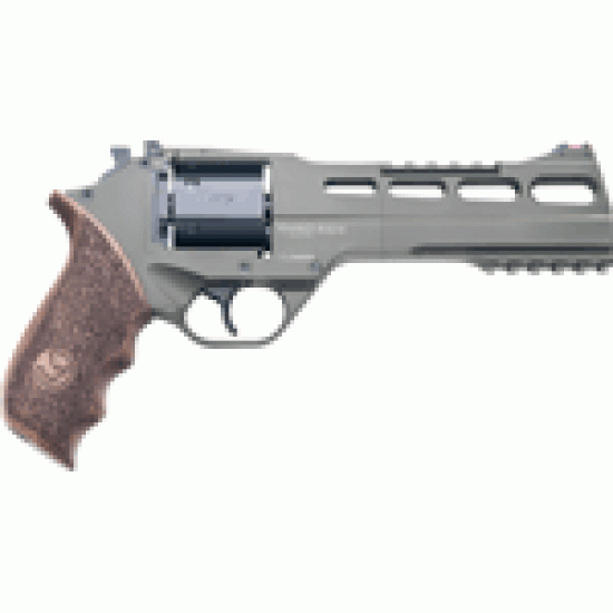 CHIAPPA RHINO 60DS 357MAG 6" ADJ. SIGHT ODG/WALNUT
