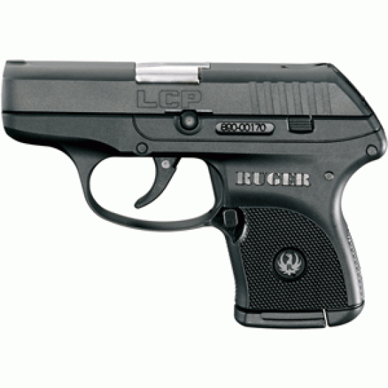 RUGER LCP .380 ACP 6-SHOT FS BLUED BLACK SYNTHETIC 
