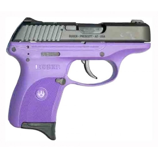RUGER LCP .380 ACP 6-SHOT FS BLUED/PURPLE POLYMER