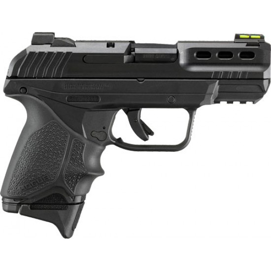 RUGER SECURITY-380 380ACP ADJ 15-SHOT BLK SYN GOLD BBL