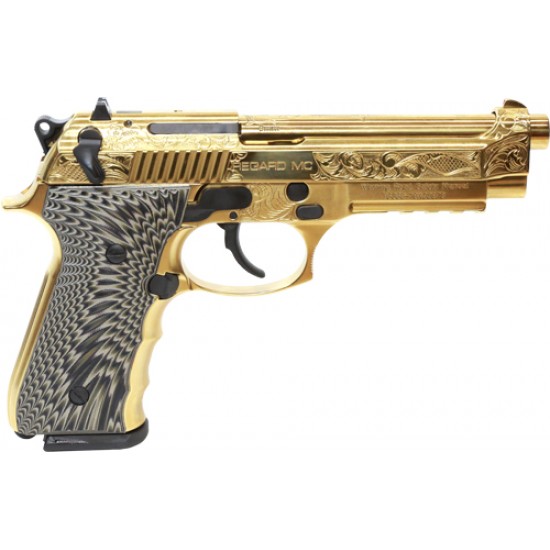 GIRSAN REGARD MC DELUXE ADJ. SGT 18-SHOT GOLD ENGRAVED