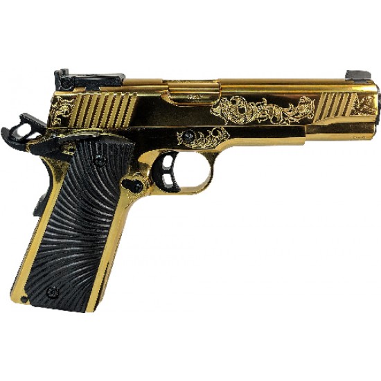 GIRSAN MC1911 MATCH GOV'T ENGRAVED .45ACP ADJ. SGT GOLD