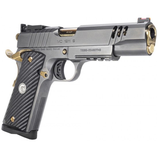 GIRSAN MC1911 NEGOTIATOR 45ACP MATCH TITANIUM/GOLD 8RD