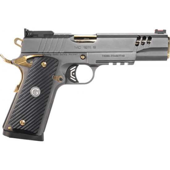 GIRSAN MC1911 NEGOTIATOR 10MM MATCH TITANIUM/GOLD 9RD TALO