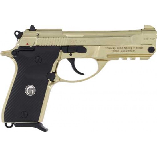 GIRSAN MC14T SOLUTION 380ACP GOLD W/ G10 GRIP TIPUP 13RD