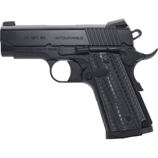 GIRSAN MC1911 UNTOUCHABLE .45ACP OFFICER G10 6RD BLACK