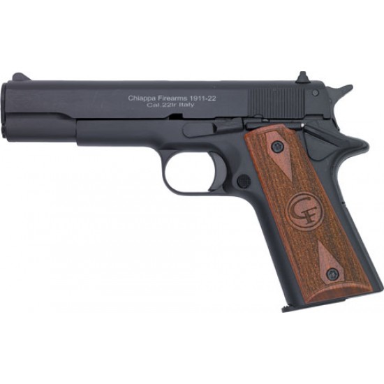 CHIAPPA 1911-22 .22LR 5 10RD BLACK/WOOD