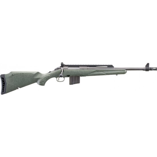 RUGER AMERICAN GENII SCOUT 350 LEG 16.1 GREY GREEN SYN