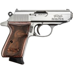 WALTHER PPK/S .380ACP SS FS 7-SHOT WOOD GRIPS