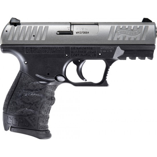 WALTHER CCP M2 .380ACP 3.54 FS 8-SHOT STAINLESS BLACK POLYMER