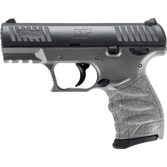 WALTHER CCP M2 9MM 3.54" FS 8-SHOT TUNGSTEN GRAY WA