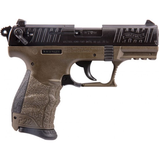 WALTHER P22 CA MILITARY .22LR 3.42